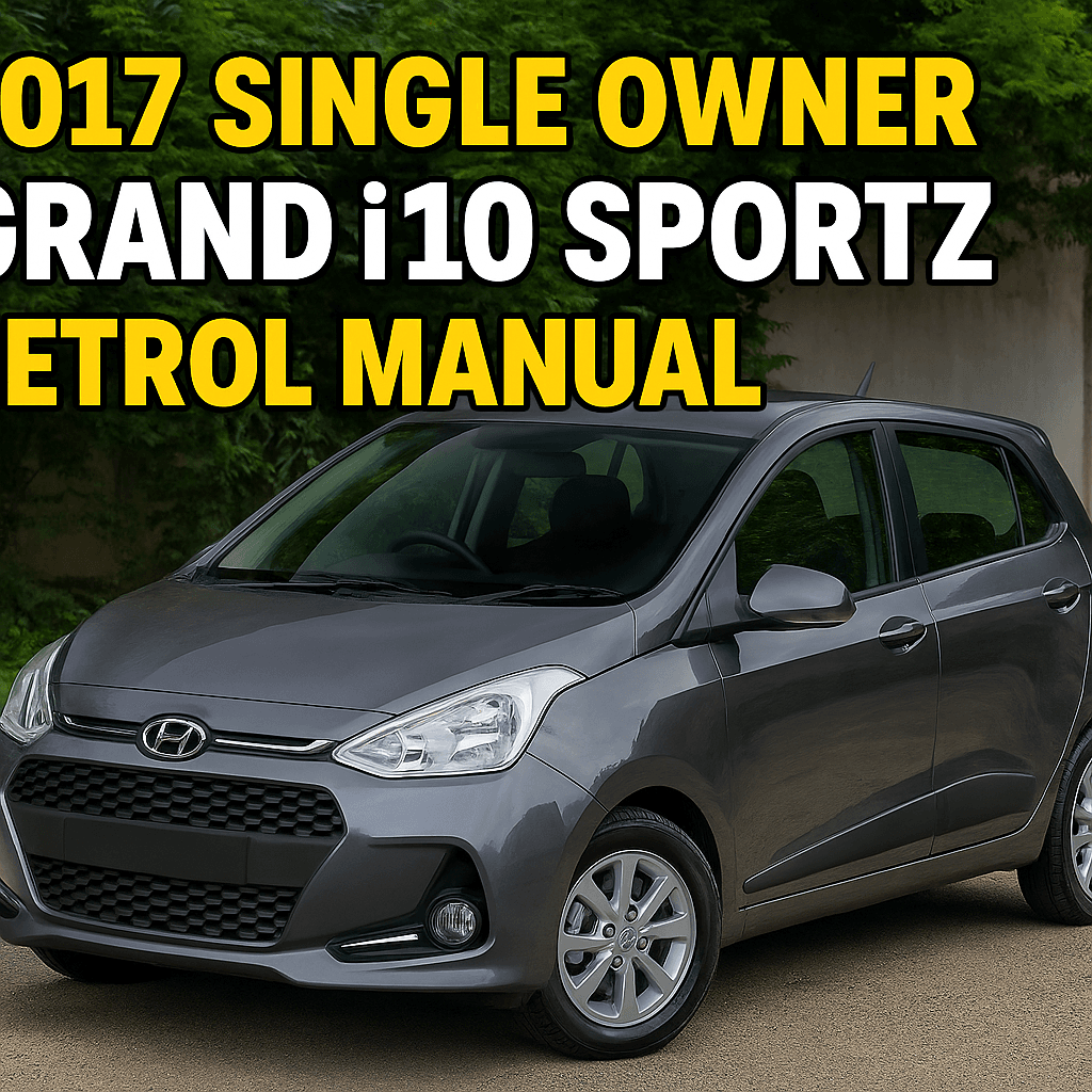 2017 Single Owner Grand i10 Sportz Petrol Manual – Best Hatchback Deal for City Rides