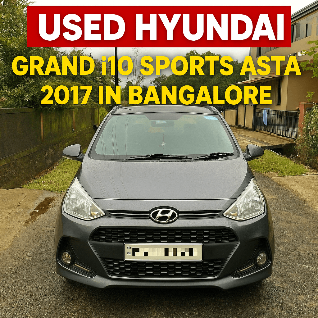 Used Hyundai Grand i10 Sports Asta for Sale Bangalore