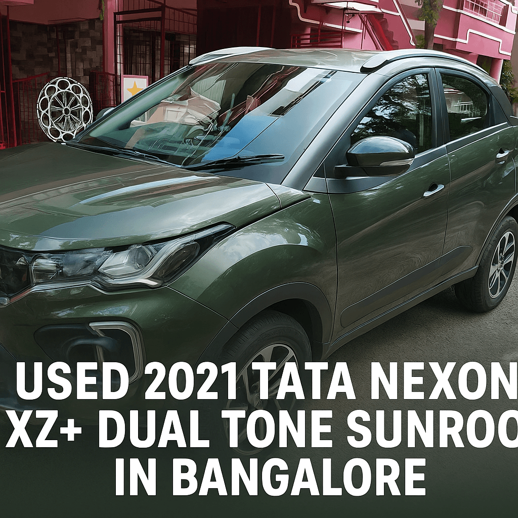 Used 2021 Tata Nexon XZ+ Dual Tone Sunroof for Sale in Bangalore – A Feature-Packed Urban SUV