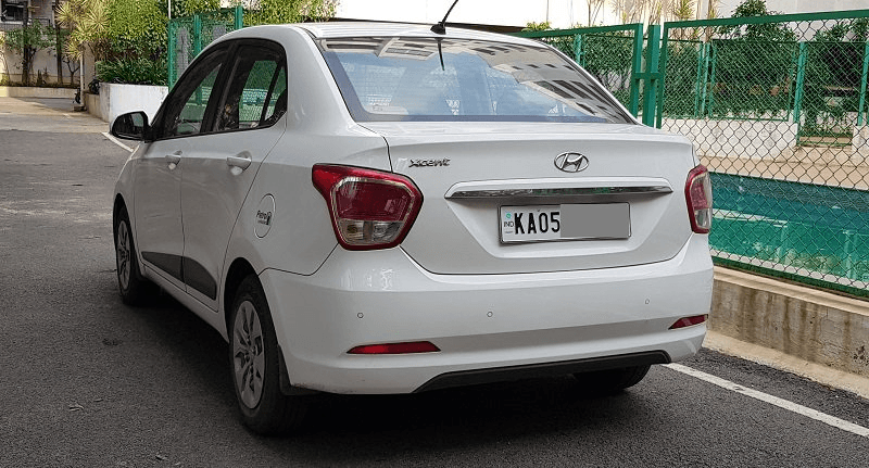 Hyundai Xcent used car price in Bangalore