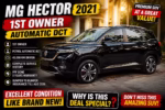 Used MG Hector Petrol Automatic DCT 2021 for Sale in Bangalore